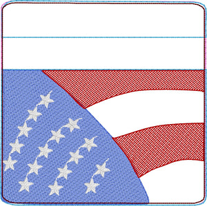 American Flag Zipper Pouch 4x4