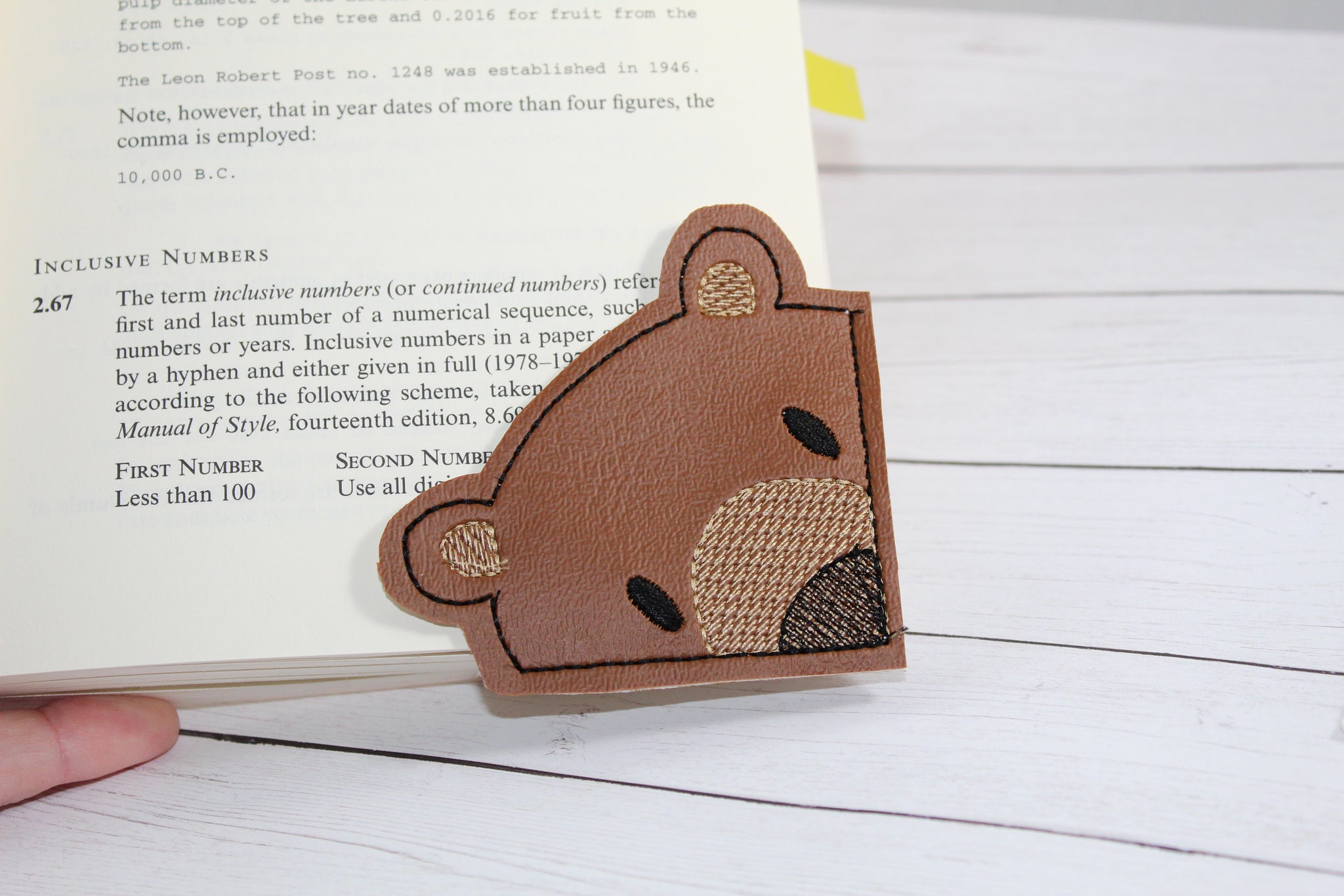 Bear Corner Bookmark Design – Designs By Babymoon