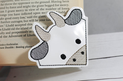Cow Corner Bookmark Design