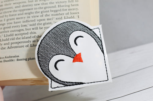 Penguin Corner Bookmark Design