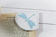 Dragonfly Corner Bookmark Design