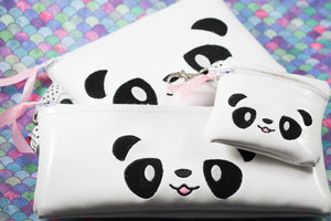 Panda Set Side Zip Zipper Bags 4x4, 5x7, 4x9 bundle