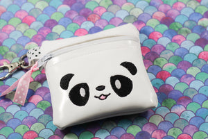 Panda Zipper Pouch 4x4