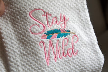Stay Wild Embroidery Design