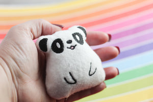 Panda Stuffie Stuffed Animal In the Hoop Embroidery Design