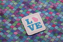 Georgia LOVE Feltie embroidery design