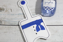 Snowman Body Hand Sanitizer Holder Snap Tab Version In the Hoop Embroidery Project 1 oz BBW for 5x7 hoops