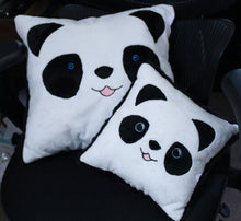 Panda Square Pillow In the Hoop And Sewing Embroidery Design