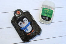 Penguin Hand Sanitizer Holder Eyelet Version In the Hoop Embroidery Project 1 oz BBW for 4x4 hoops
