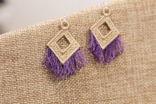Courage Freestanding Lace Fringe Earrings embroidery design  FSL