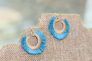 Resilience Freestanding Lace Fringe Earrings embroidery design  FSL