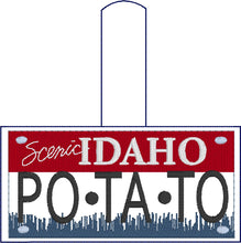 Idaho Plate Embroidery Snap Tab
