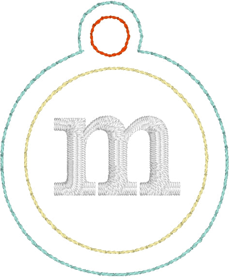 Typewriter Alphabet Eyelet Charm Tag Lower Case BUNDLE SET – Designs By ...