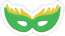 Mardi Gras Felties embroidery design