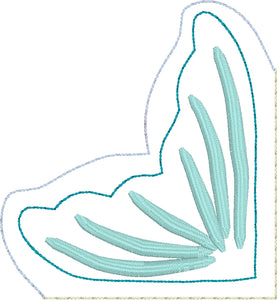 Mermaid Tail Corner Bookmark Design