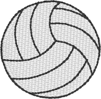 Diseño de bordado de mini voleibol