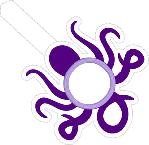 Monogram BLANK Octopus snap tab for 4x4 hoops