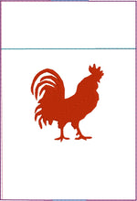 Rooster Pen Pocket In The Hoop (ITH) Embroidery Design
