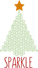 SPARKLE Christmas Tree Design