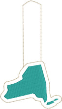 Tiny New York snap tab In The Hoop embroidery design