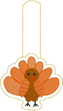 Turkey snap tab In the Hoop embroidery design