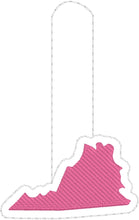 Tiny Virginia snap tab In The Hoop embroidery design