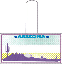 Pestaña a presión para bordado de placa Arizona
