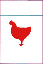 Chicken Pen Pocket In The Hoop (ITH) Embroidery Design