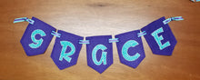 DIY Spikey Applique Banner In the Hoop Project for 5x7 Hoops