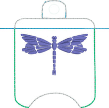 Dragonfly Hand Sanitizer Holder Case BUNDLE SET Snap Tab and Eyelet Versions for 1 and 2 ounce sizes