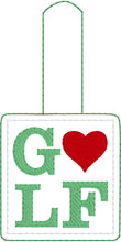 Golf Love Snap Tab 4x4 and 5x7