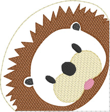 Hedgehog Corner Bookmark Design