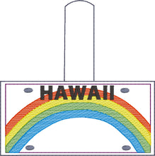 Pestaña a presión para bordado de placa Hawaii