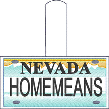 Nevada Plate Embroidery Snap Tab