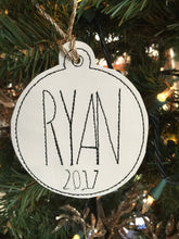 BLANK Ornament for 4x4 hoops