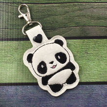 Panda Bear snap tab for 4x4 hoops