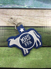 Monogramme BLANK Bull tag snap tab pour cerceaux 4x4