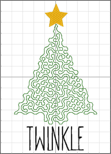 Conception d'arbre de Noël scintillant