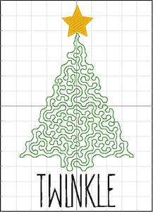 TWINKLE Christmas Tree Design