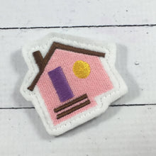 Mini House Feltie embroidery design