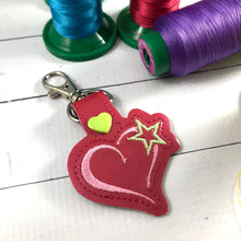 Valentines Day tag snap tab for 4x4 hoops