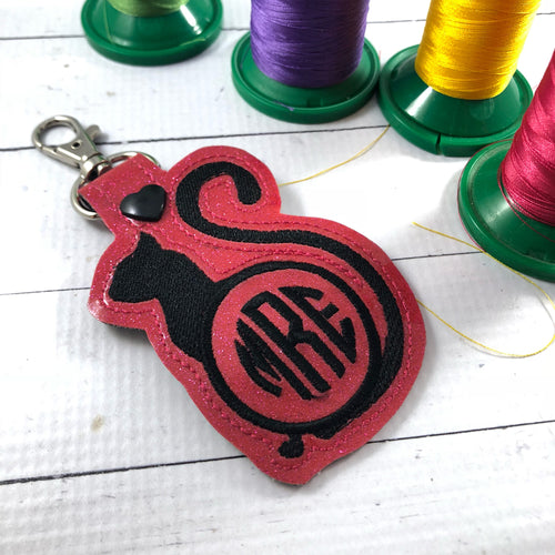 Pestaña a presión con etiqueta de gato Monogram BLANK para aros 4x4