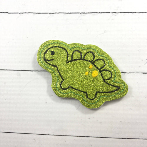 Dinosaur Feltie embroidery design - Stegosaurus