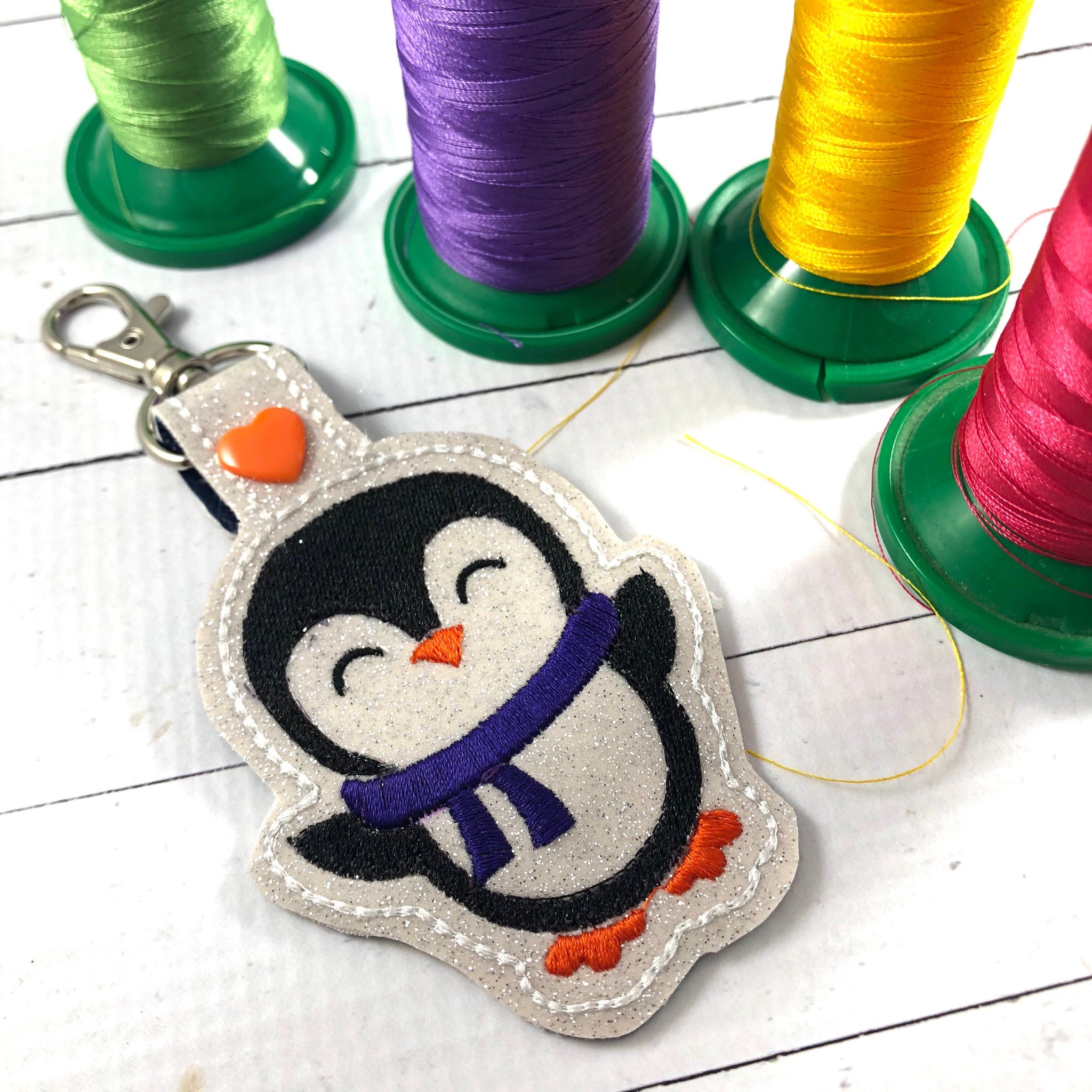 T-pose Penguin Embroidery File 4x4 Hoop Penguin Animal 