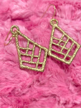 Drifting Diamonds FSL Earrings - In the Hoop Freestanding Lace Earrings