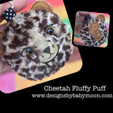 Cheetah Fluffy Puff - In the Hoop Embroidery Design