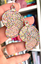 Nautilus FSL Earrings - In the Hoop Freestanding Lace Earrings