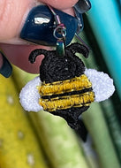 Pendientes de abeja FSL - Pendientes de encaje independientes en el aro