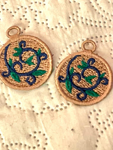 Vines FSL Earrings - In the Hoop Freestanding Lace Earrings