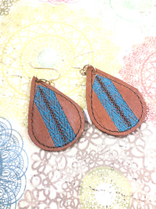 Tenacity Textured Earrings embroidery design
